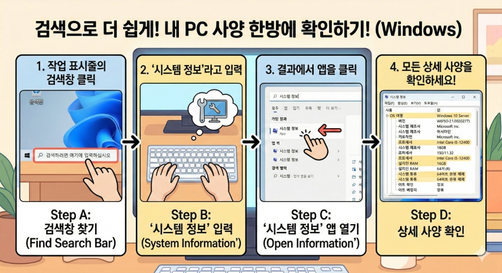 시스템 정보 검색 방법